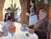 Paul Signac Breakfast oil